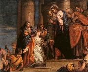  Paolo  Veronese Christ and the Woman with the Issue of Blood oil on canvas